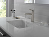 Delta 571-SS-PR-MPU-DST Galeon Single Handle Bathroom Faucet, Lumicoat Stainless