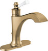 H561GS Dorval Single Lever Handle Kit, Champagne Bronze and Porcelain
