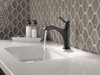 Delta 556-BLMPU-DST Dorval Single Handle Bathroom Faucet, Matte Black