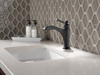 Delta 556-BLMPU-DST Dorval Single Handle Bathroom Faucet, Matte Black