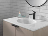 Delta 581LF-BLGPM-PP Modern Single Handle Project Pack Bathroom Faucet, Matte Black