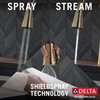 Delta 19802Z-CZ-DST Lenta Single Handle Pull Down Kitchen Faucet, Champagne Bronze