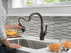 9178TV-RB-DST Leland VoiceIQ Single Handle Pull Down Faucet with Touch2O Technology, Venetian Bronze