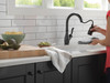 9178TV-BL-DST Leland VoiceIQ Single Handle Pull Down Faucet with Touch2O Technology, Matte Black