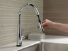 9113TV-DST Essa VoiceIQ Single Handle Pull Down Faucet with Touch2O Technology, Chrome