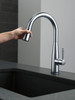 9113TV-AR-DST Essa VoiceIQ Single Handle Pull Down Faucet with Touch2O Technology, Arctic Stainless