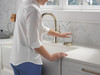 9197-PN-PR-DST Cassidy Single Handle Pull Down Kitchen Faucet, Lumicoat Polished Nickel