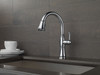 9197-AR-PR-DST Cassidy Single Handle Pull Down Kitchen Faucet, Lumicoat Arctic Stainless