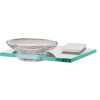 Alno Manhattan A7430-PC Modern Soap Dish 6-3/4-in in Polished Chrome
