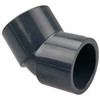 Nibco CA05300-B6 4506 3 SOC 45 ELL PVC 80, Socket 45 Degrees  Elbow S x S - PVC Schedule 80, 4506  - Box of 6
