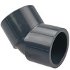 CA05200-B10 4506 2 SOC 45 ELL PVC 80, Socket 45 Degrees  Elbow S x S - PVC Schedule 80, 4506  - Box of 10