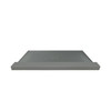 Transolid FZST6040C-40 Trimslate 60-in x 40-in Shower Base with Adjustable Single Threshold and Center Drain, Dark Grey