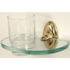 Traditional Tumbler Holder 6-5/8-in in Polished Brass