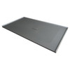 Transolid FZS6340C-40 Trimslate 63-in x 40-in Zero Threshold Shower Base with Center Drain, Dark Grey