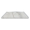 Transolid FZSP6032-60 Trimslate Plus 60-in x 32-in Zero Threshold Tub Replacement Shower Base with End Drain, Calcite