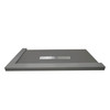 Transolid FZSDT6042C-40 Trimslate 60-in x 42-in Shower Base with Adjustable Double Threshold and Center Drain, Dark Grey