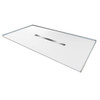 Transolid FZS7236C-31 Trimslate 72-in x 36-in Zero Threshold Shower Base with Center Drain, White