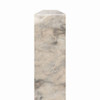 Transolid SFIM722-49V Saramar .25-in x 1-in x 72-in Flat Inside Corner Molding, Sand Creme Velvet