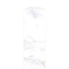Transolid SFIM722-47V Saramar .25-in x 1-in x 72-in Flat Inside Corner Molding, White Venito Velvet