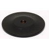 Knob Backplate Traditional 1-3/4-in in Matte Black