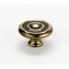 Alno Rope A817-14-PA Knob Traditional 1-1/4-in in Polished Antique
