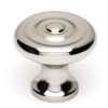 Knob Traditional 1-in in Polished Nickel