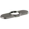 RP100844KS Broderick Escutcheon True Bar, Black Stainless