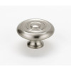Knob Traditional 1-3/4-in in Satin Nickel