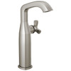 7766-SS-PR-DST Stryke 6.56-in x 4.38-in x 11.19-in Single Handle Vessel Bathroom Faucet, Lumicoat Stainless