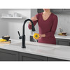 9184TL-BL-DST Renaldi 11.56-in x 2.81-in x 17.00-in Touch2O Kitchen Faucet with Touchless Technology, Matte Black
