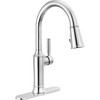 9184-PR-DST Renaldi 11.56-in x 2.81-in x 16.56-in Single-Handle Pull-Down Kitchen Faucet, Lumicoat Chrome