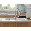 Delta 19893Z-SPSD-DST Boyd 11.63-in x 10.75-in x 16.50-in Single-Handle Pull-Down Kitchen Faucet with Soap Dispenser and Shieldspray Technology, Spotshield Stainless