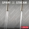 Delta 19868LF-SS Nicoli 11.06-in x 10.75-in x 15.75-in Single-Handle Pull-Down Kitchen Faucet, Stainless
