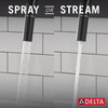 Delta 19868LF-GZ Nicoli 11.06-in x 10.75-in x 15.75-in Single-Handle Pull-Down Kitchen Faucet, Matte Black and Champagne Bronze