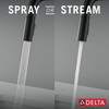 Delta 19868LF-BL Nicoli 11.06-in x 10.75-in x 15.75-in Single-Handle Pull-Down Kitchen Faucet, Matte Black