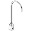 1500TF4670-R35 1500T Series 1.5-gpm Electronic SE R35 Spout Gooseneck Hardwire Operated Wallmount Faucet, Chrome