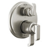 T27989-SS-PR Tetra 17 Series Integrated Diverter Trim with 6-Setting, Lumicoat Stainless