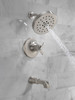 T17T489-SS-PR Tetra 17T Series Tub Shower Trim, Lumicoat Stainless
