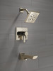 T17499-PN-PR Pivotal Monitor 17 Series H2Okinetic Tub and Shower Trim, Lumicoat Polished Nickel