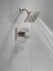 T17299-SS-PR Pivotal Monitor 17 Series H2Okinetic Shower Trim, Lumicoat Stainless