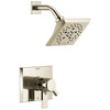 T17299-PN-PR Pivotal Monitor 17 Series H2Okinetic Shower Trim, Lumicoat Polished Nickel