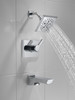 T14499-PR Pivotal Monitor 14 Series H2Okinetic Tub and Shower Trim, Lumicoat Chrome