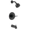 T14459-BL-PP Modern Monitor 14 Series Tub & Shower Trim, Matte Black