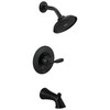 T14432-BL Woodhurst Tub & Shower Trim, Matte Black