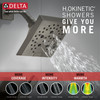 T14299-KS-PR Pivotal Monitor 14 Series H2Okinetic Shower Trim, Lumicoat Black Stainless