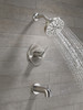 Delta 144749-SS Nicoli Monitor 14 Series H2Okinetic Tub and Shower, Stainless