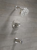 144749-SS Nicoli Monitor 14 Series H2Okinetic Tub and Shower, Stainless