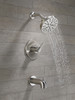 144749-SS Nicoli Monitor 14 Series H2Okinetic Tub and Shower, Stainless