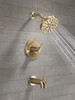 144749-CZ Nicoli Monitor 14 Series Tub and Shower, Champagne Bronze