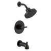 144749-BL Nicoli Monitor 14 Series H2Okinetic Tub and Shower, Matte Black